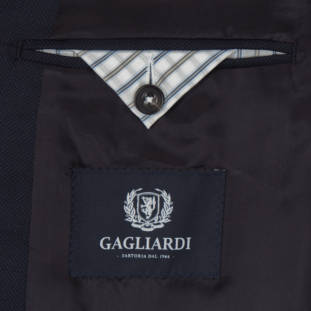 Gagliardi Suits Navy Birdseye Two-Piece Suit