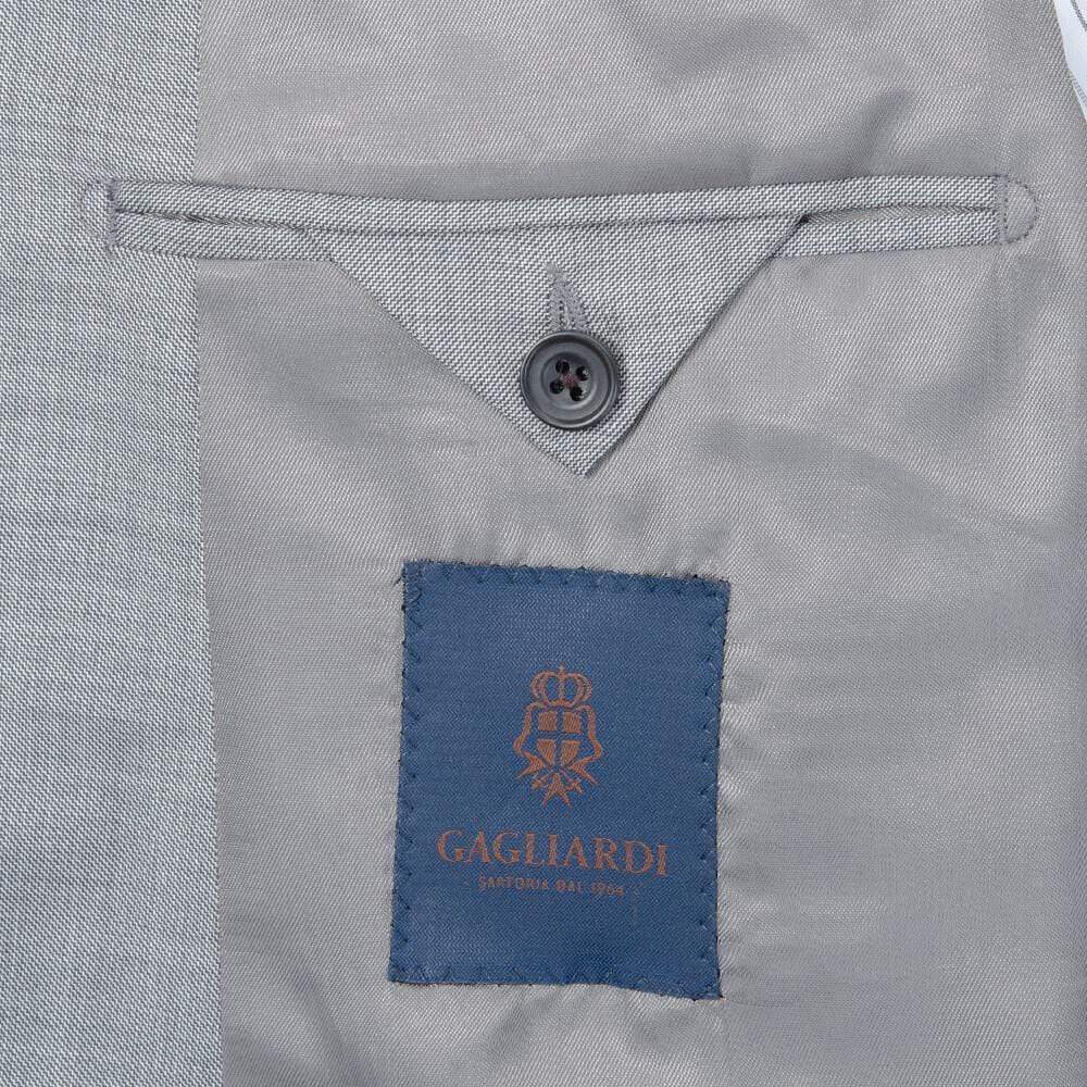 Gagliardi Suits Vitale Barberis Canonico Light Taupe Whip Cord Melange Suit