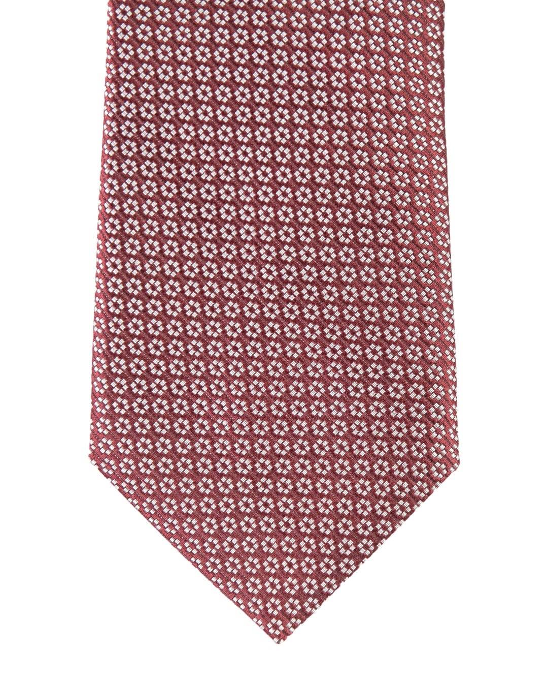 Gagliardi Ties ONE SIZE Gagliardi Burgundy Tie With Flowers