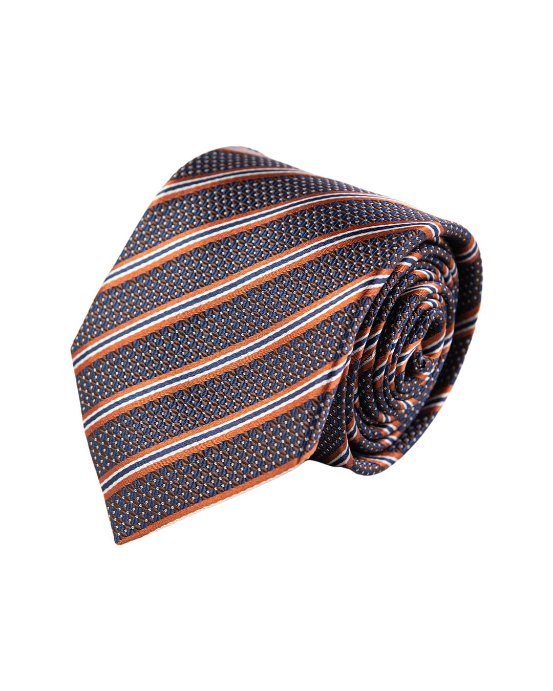 Gagliardi Ties ONE SIZE Gagliardi Orange Wool Tie Stripe
