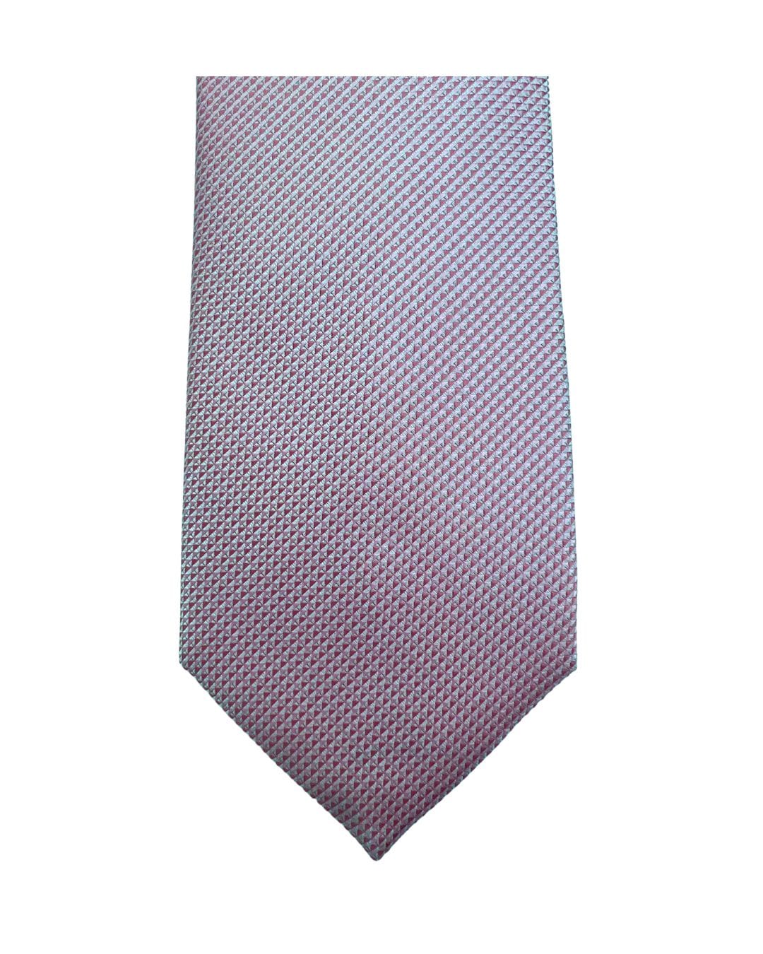 Gagliardi Ties ONE SIZE Gagliardi Pink Microweave Italian Silk Tie