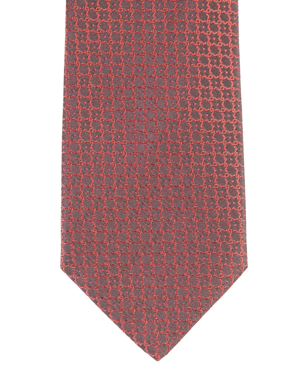 Gagliardi Ties ONE SIZE Gagliardi Red Tie With Flowers