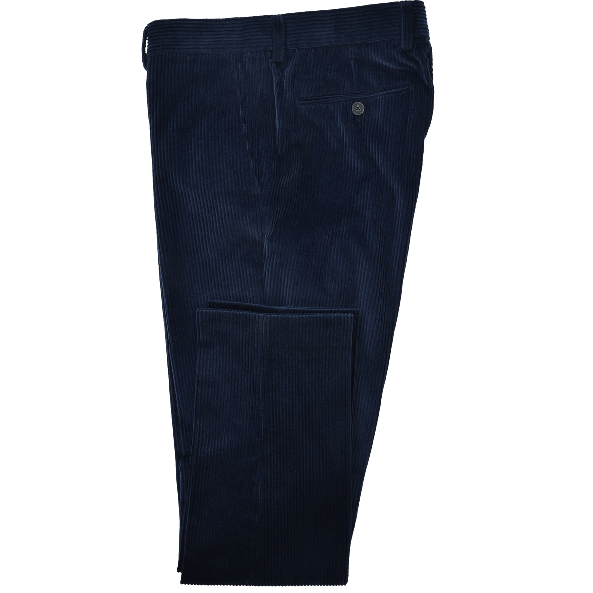Gagliardi Trousers Dark Royal Blue Wide Corduroy Trousers