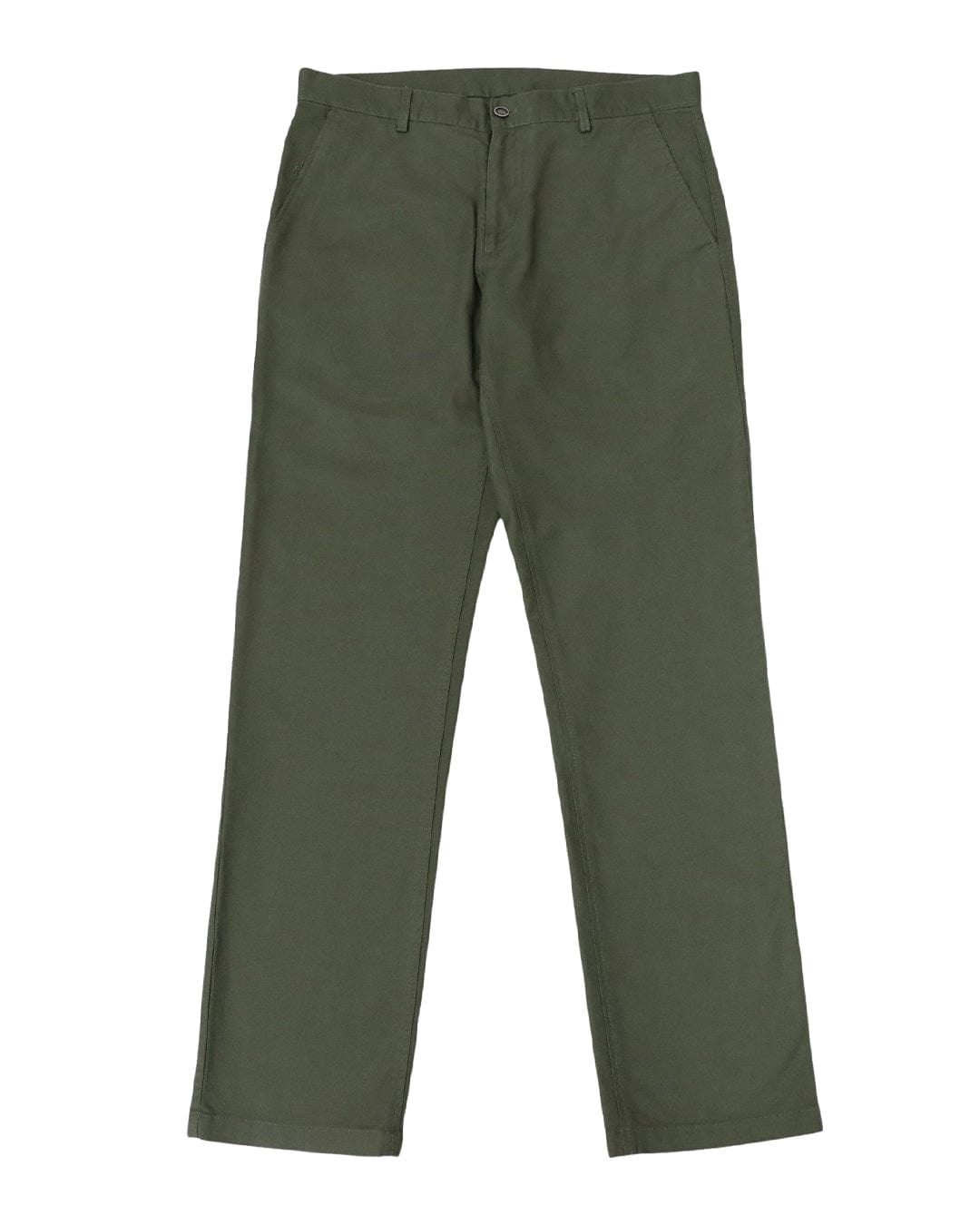 Gagliardi Trousers Gagliardi Olive Microweave Stretch Cotton Chino Trousers