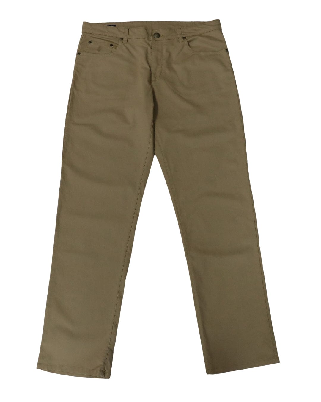Gagliardi Trousers Gagliardi Sand Herringbone Stretch Cotton Five Pocket Trousers