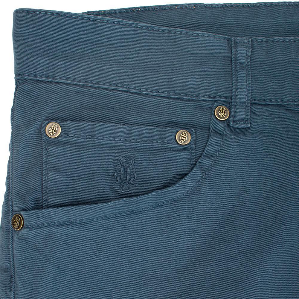 Gagliardi Trousers Grey Blue Five Pocket Trousers