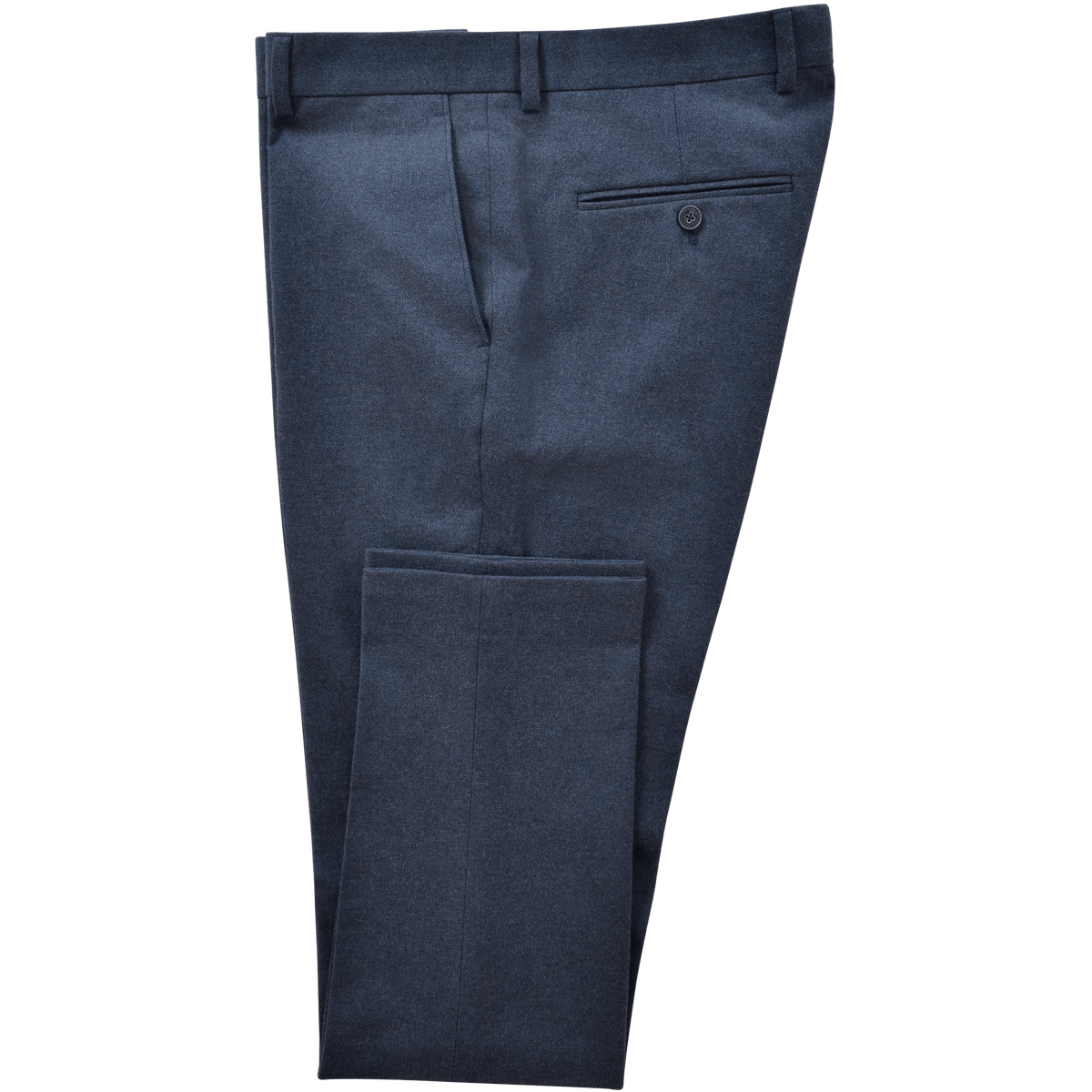 Gagliardi Trousers Mid Blue Brushed Twill Trousers