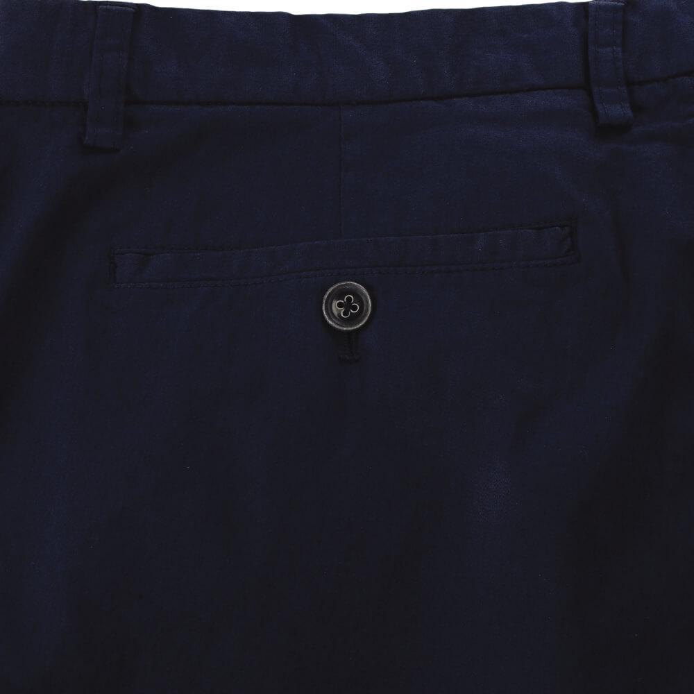 Gagliardi Trousers Navy Garment Dyed Cotton Trousers