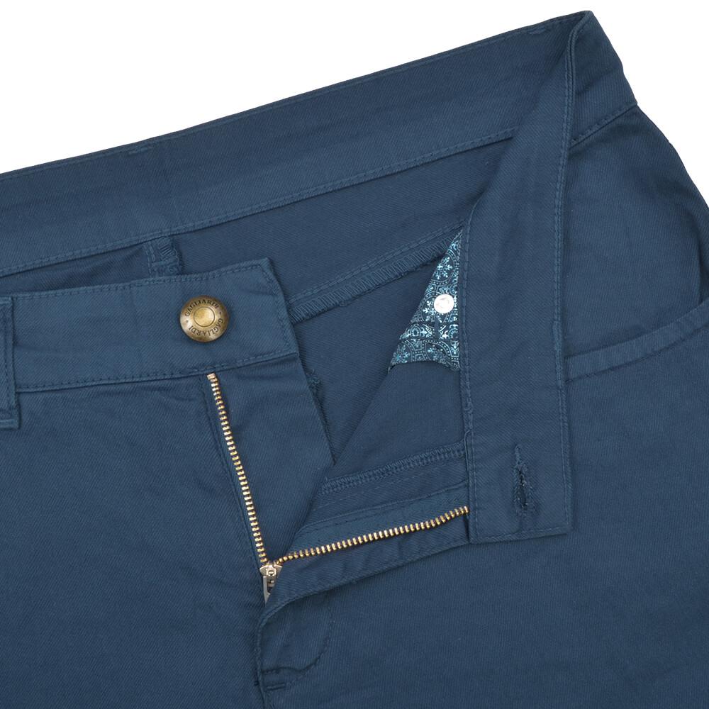 Gagliardi Trousers Navy Stretch Cotton Five Pocket Trousers