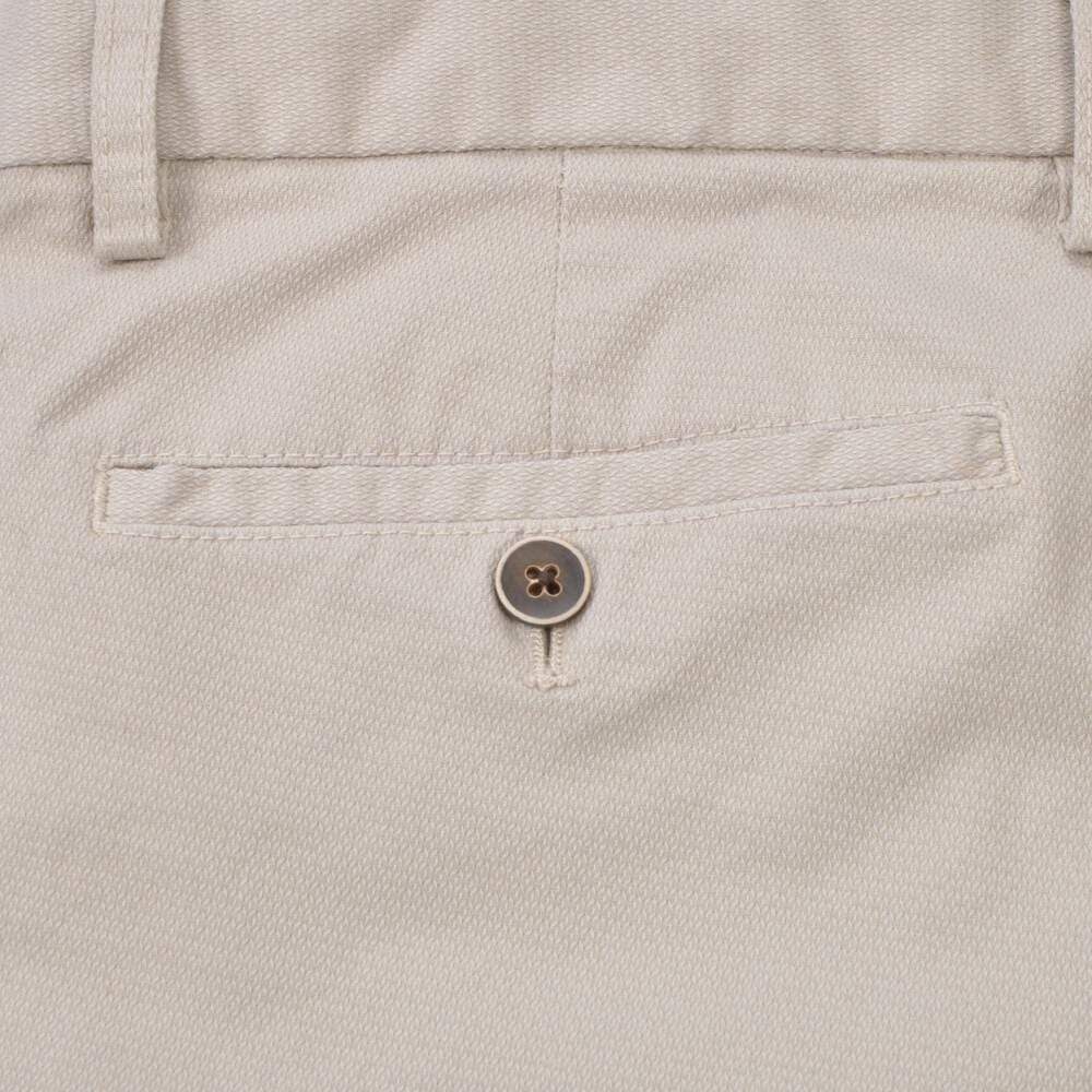 Gagliardi - Trousers - Putty Microweave Chino Trousers