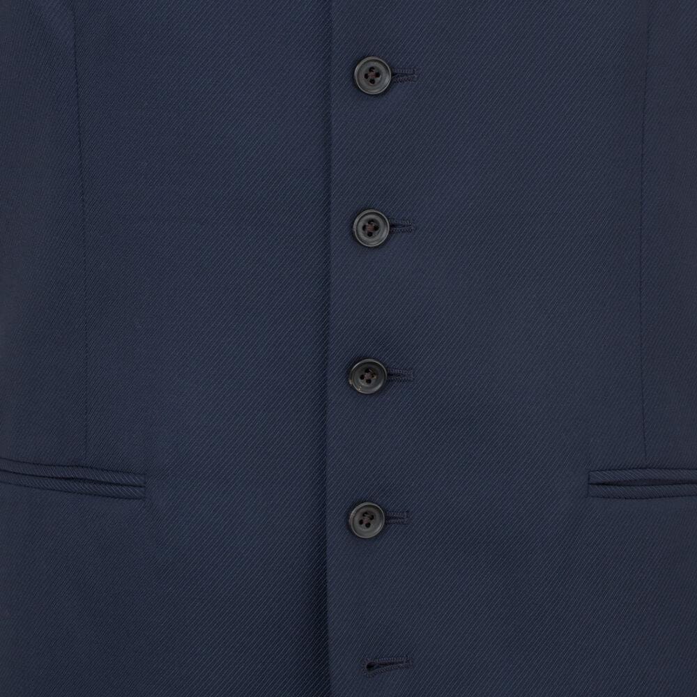 Gagliardi Waistcoat Cloth Ermenegildo Zegna Navy Twill Waistcoat