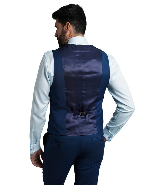 Gagliardi Blue Lanificio F. Lli Cerruti Tropical Suit Waistcoat ...