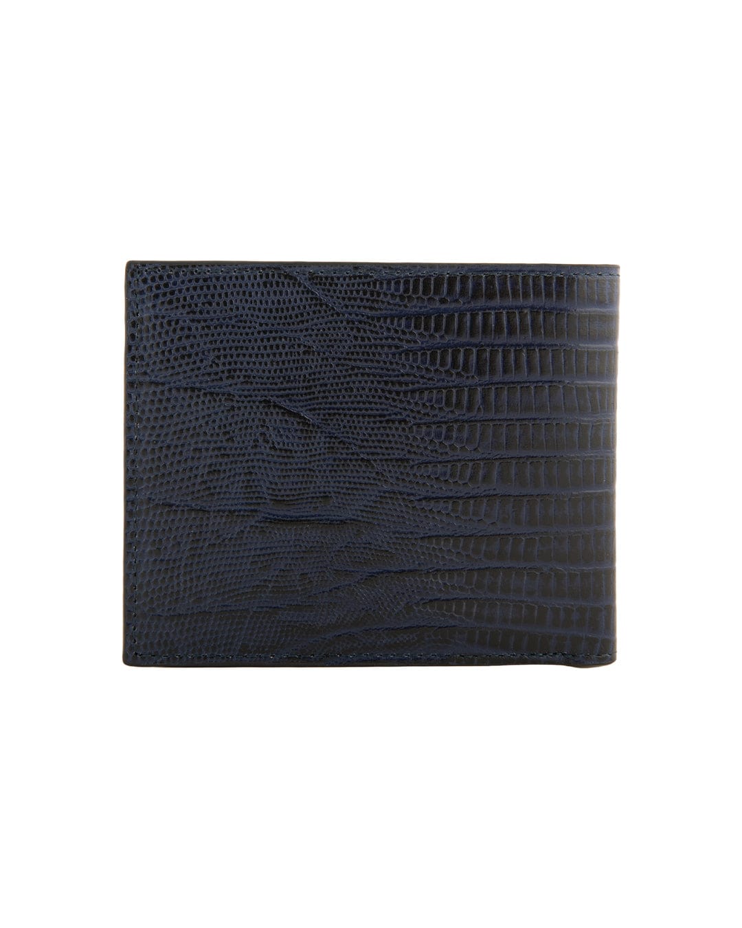 Gagliardi Wallets ONE SIZE Gagliardi Imitation Snake Skin Leather Navy Wallet