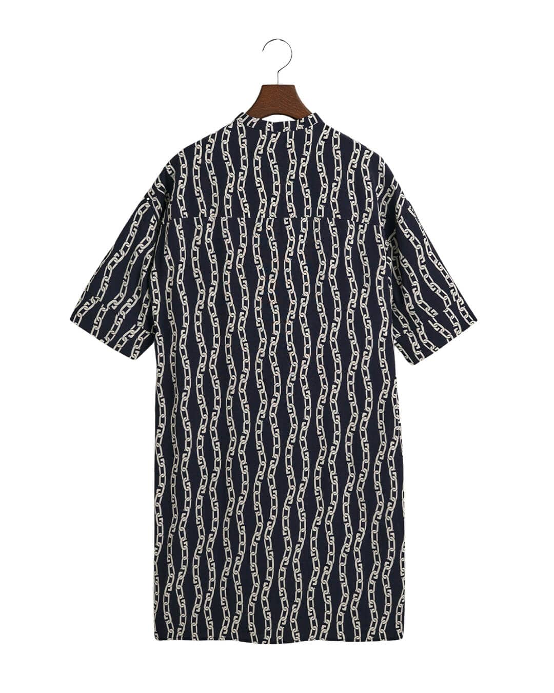 Gant Dresses Gant Blue Relaxed Fit Chain Print Tunic Dress