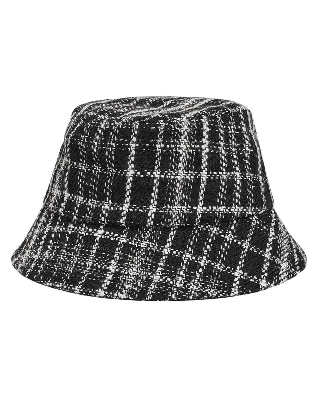 Gant Hats D1. Tweed Bucket Hat G019 Ebony Black