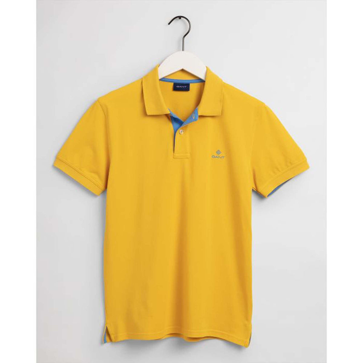 Gant Polo Shirts Cont Col Pique Ss Rugger G728 Solar Power Yellow