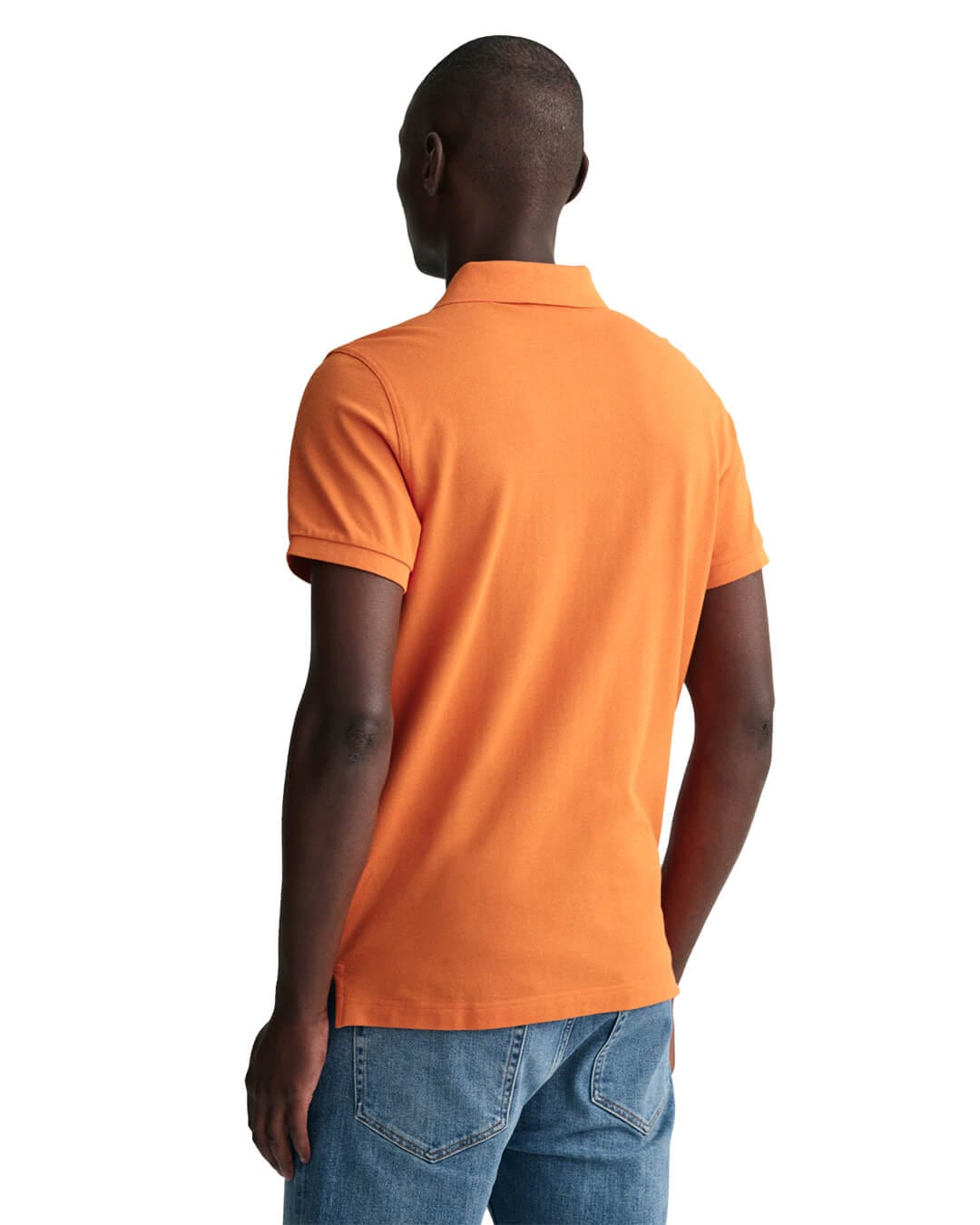 Gant Polo Shirts Gant Orange Original Regular Fit Pique Polo Shirt