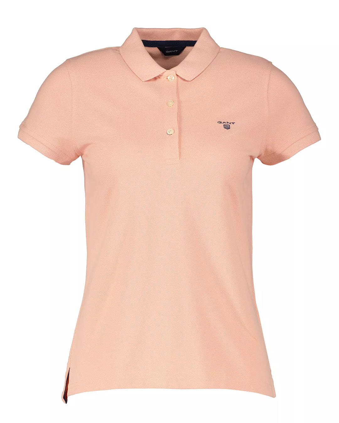 Gant Polo Shirts Gant Orange Short Sleeved Pique Rugby Polo Shirt