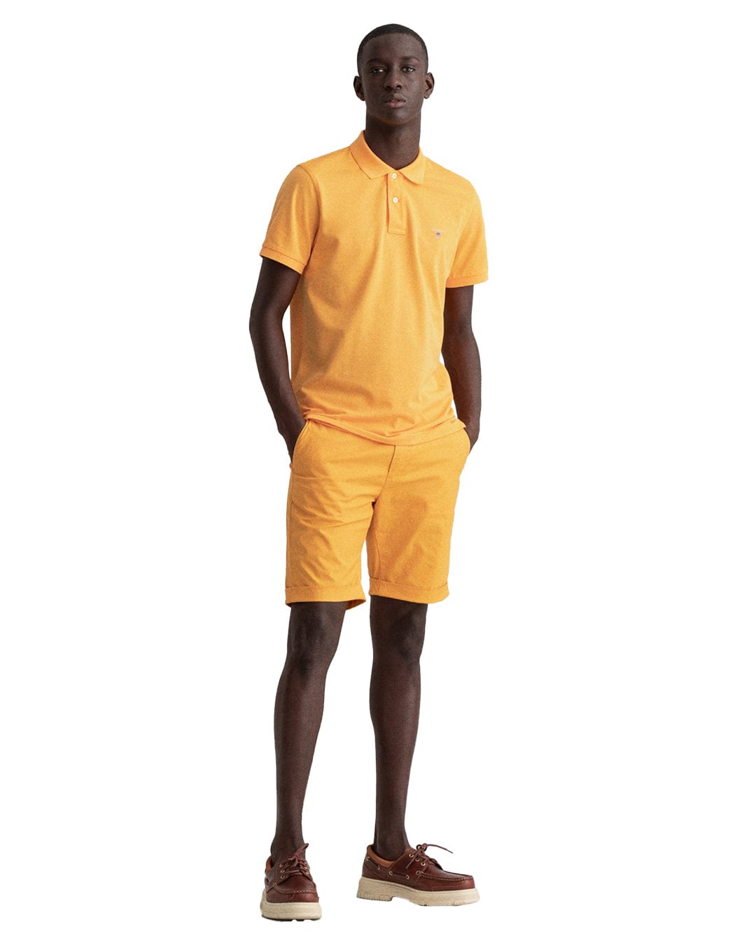 Gant Polo Shirts Gant Original Pique Orange Polo Shirt