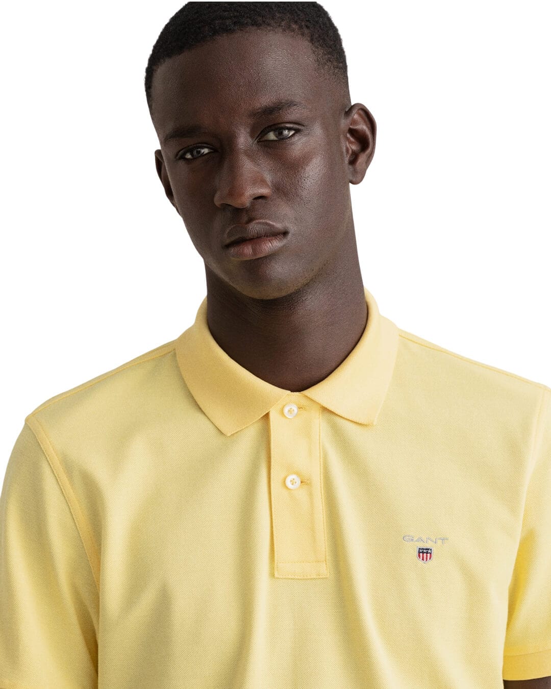 Gant Polo Shirts Gant Original Pique Yellow Polo Shirt