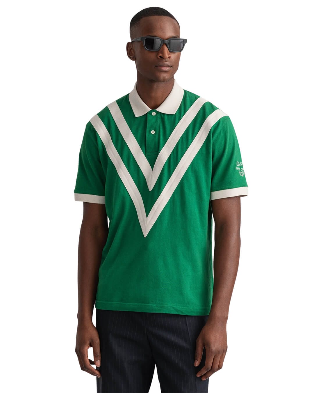 Gant Polo Shirts Gant Rowing Jersey Bright Green Polo Shirt