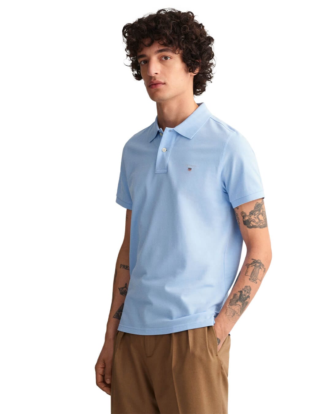 Gant Polo Shirts Gant Sky Original Regular Fit Pique Polo Shirt