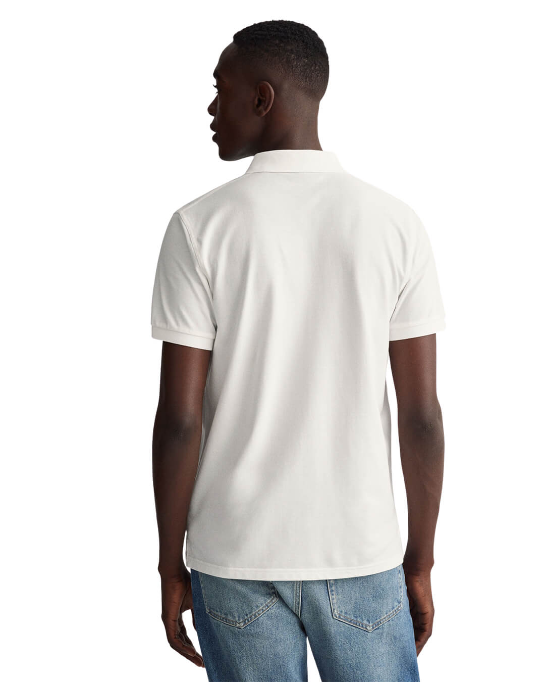 Gant Polo Shirts Gant White Archive Shield Pique Polo Shirt