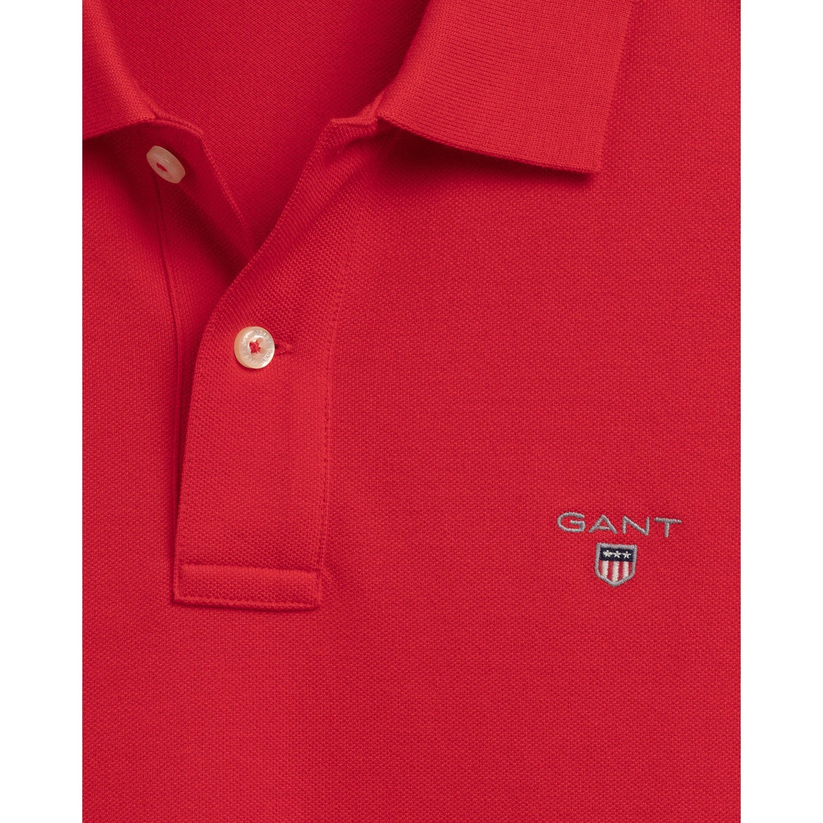 Gant Polo Shirts Original Polo Ss Rugger G620 Bright Red