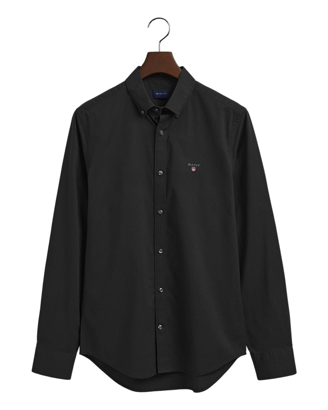 Gant Shirts Gant Black Broadcloth Vintage Logo Shirt