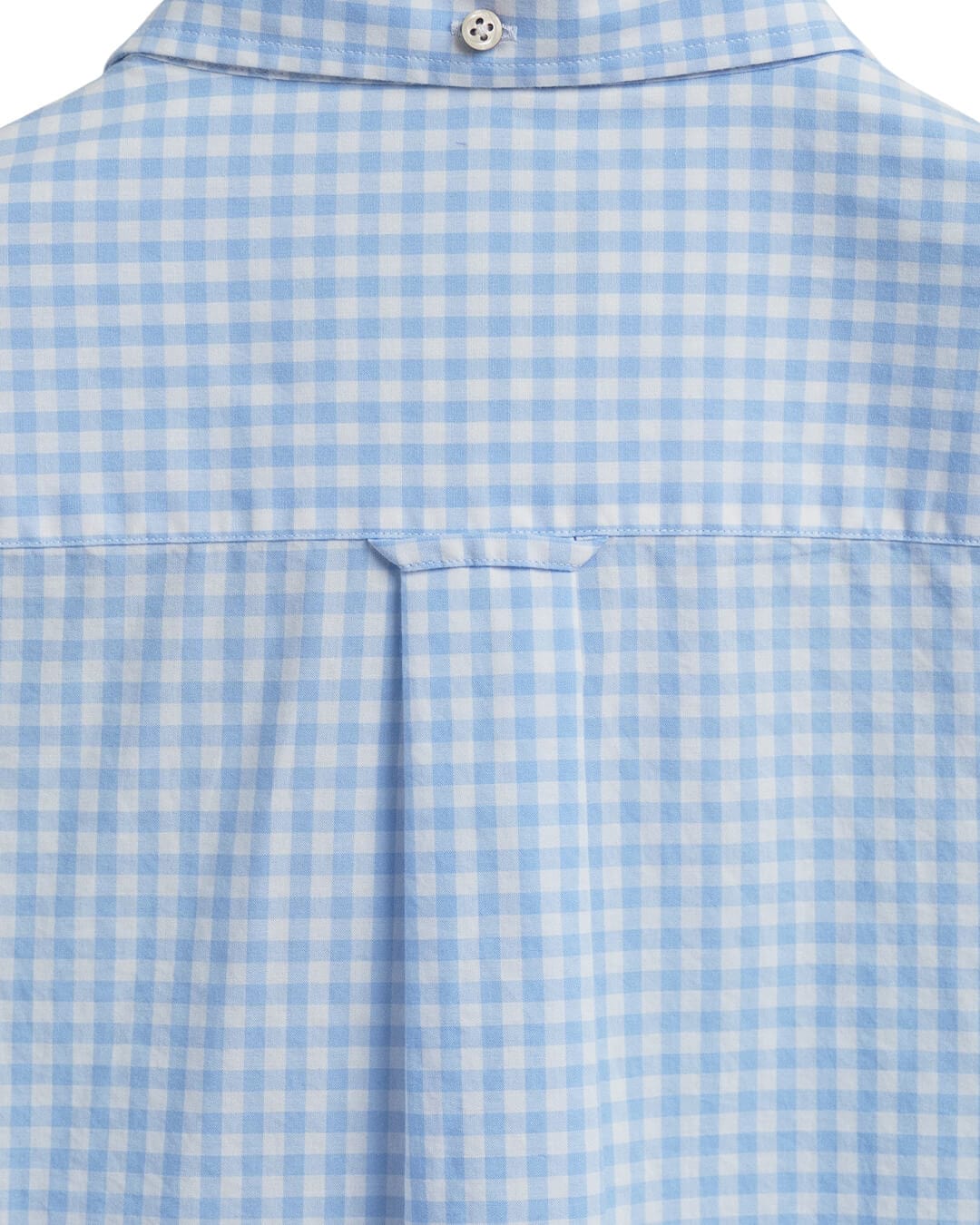 Gant Shirts Gant Blue Regular Fit Gingham Broadcloth Shirt