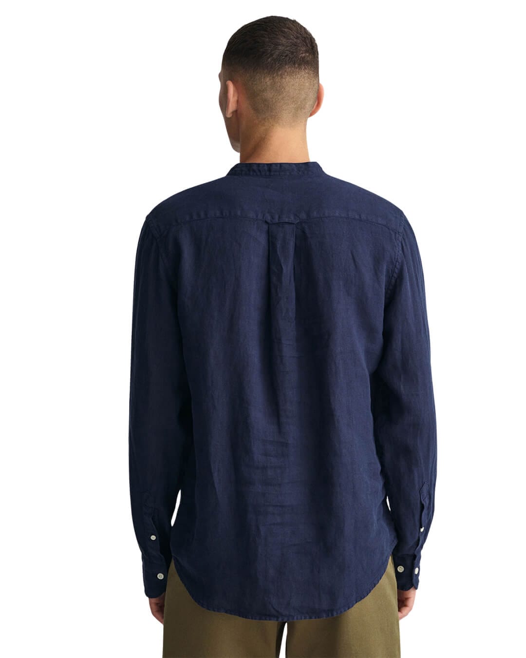 Gant Shirts Gant Marine Regular Fit Garment-Dyed Linen Shirt