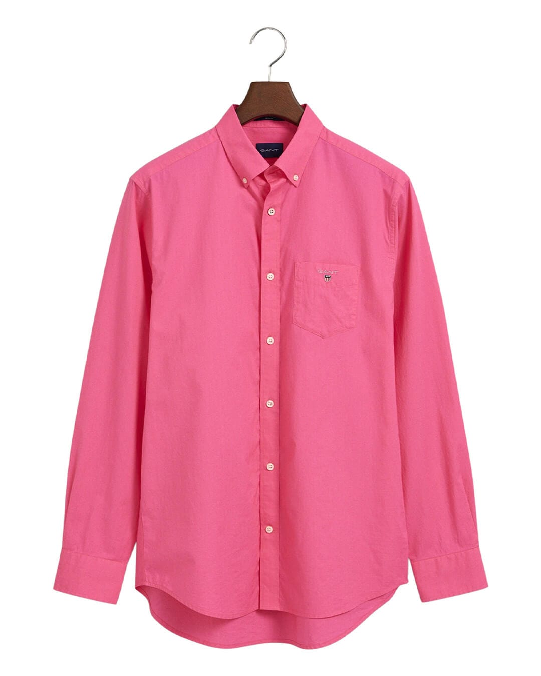 Gant Shirts Gant Pink Regular Fit Broadcloth Shirt
