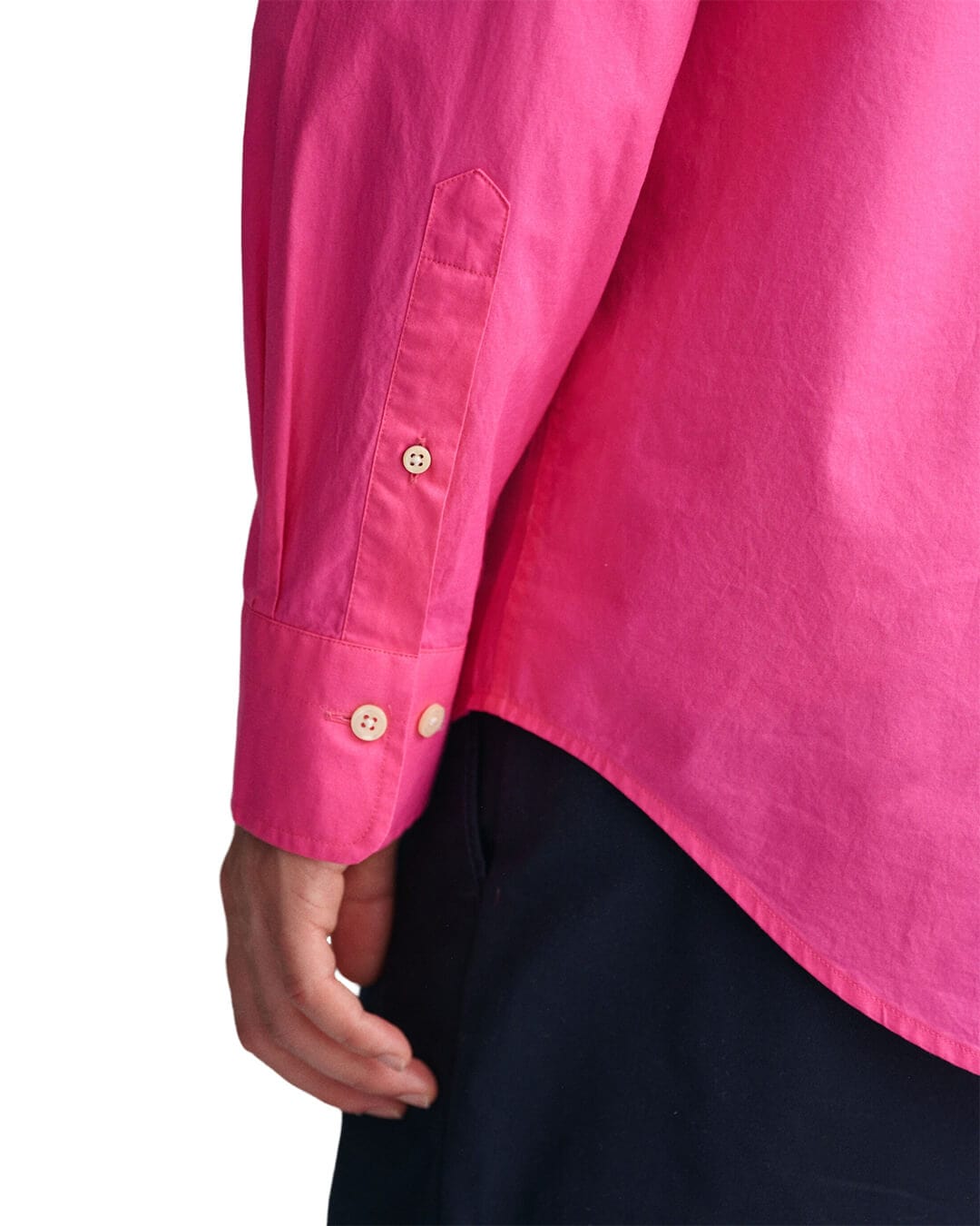 Gant Shirts Gant Pink Regular Fit Broadcloth Shirt