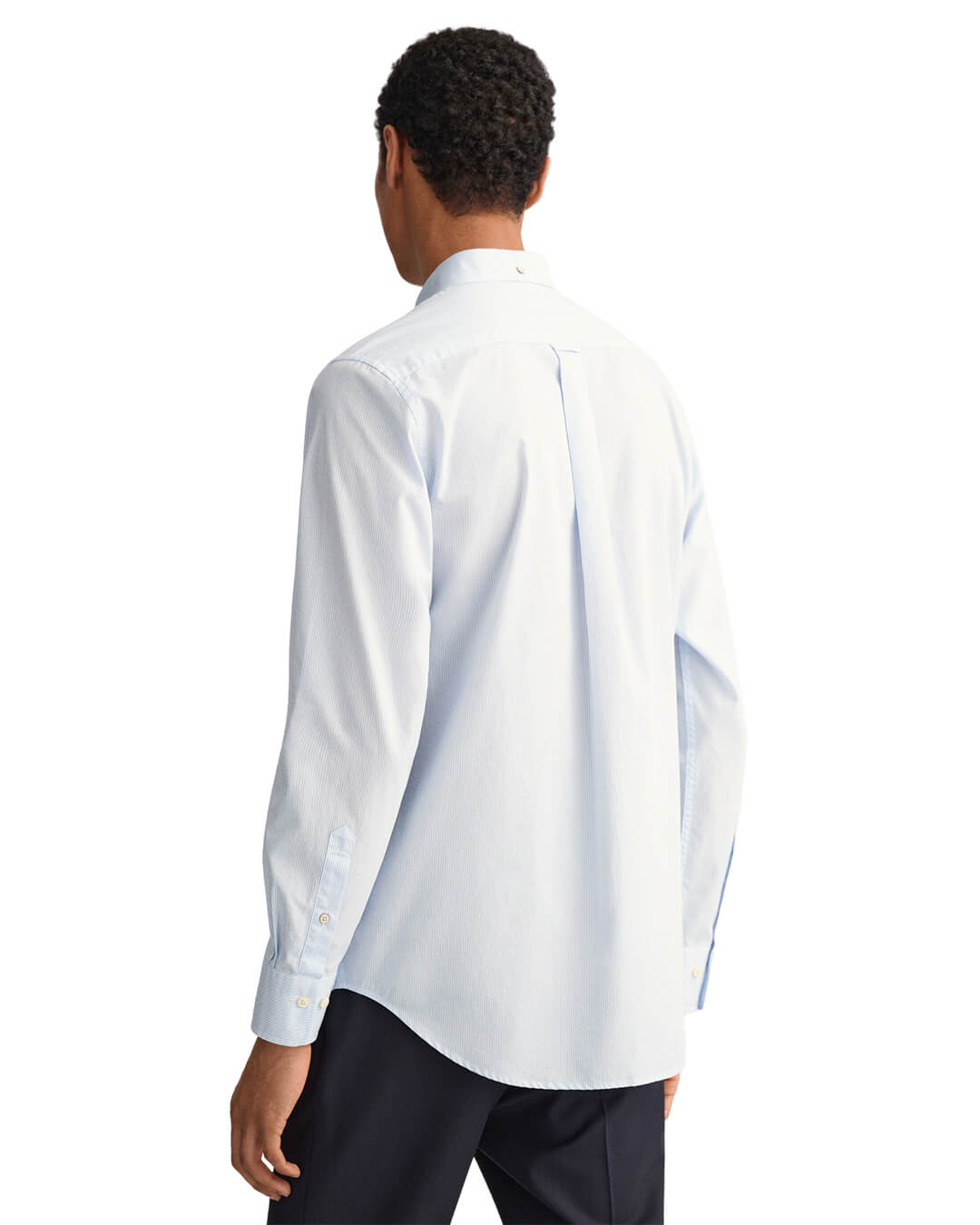 Gant Shirts Gant Regular Fit Banker Broadcloth Blue Shirt