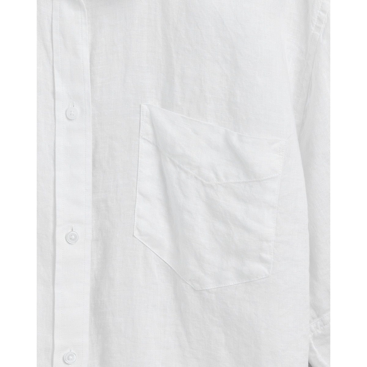 Gant Shirts Rel Ss Linen Chambray Shirt G110 White
