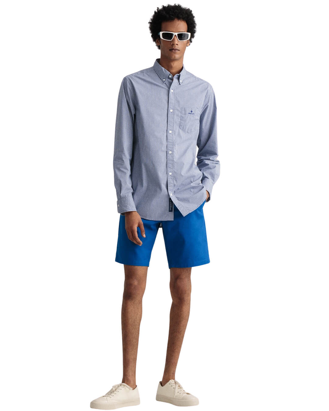 Gant Shorts Gant Hallden Slim Fit Tech Prep™ Electric Blue Shorts