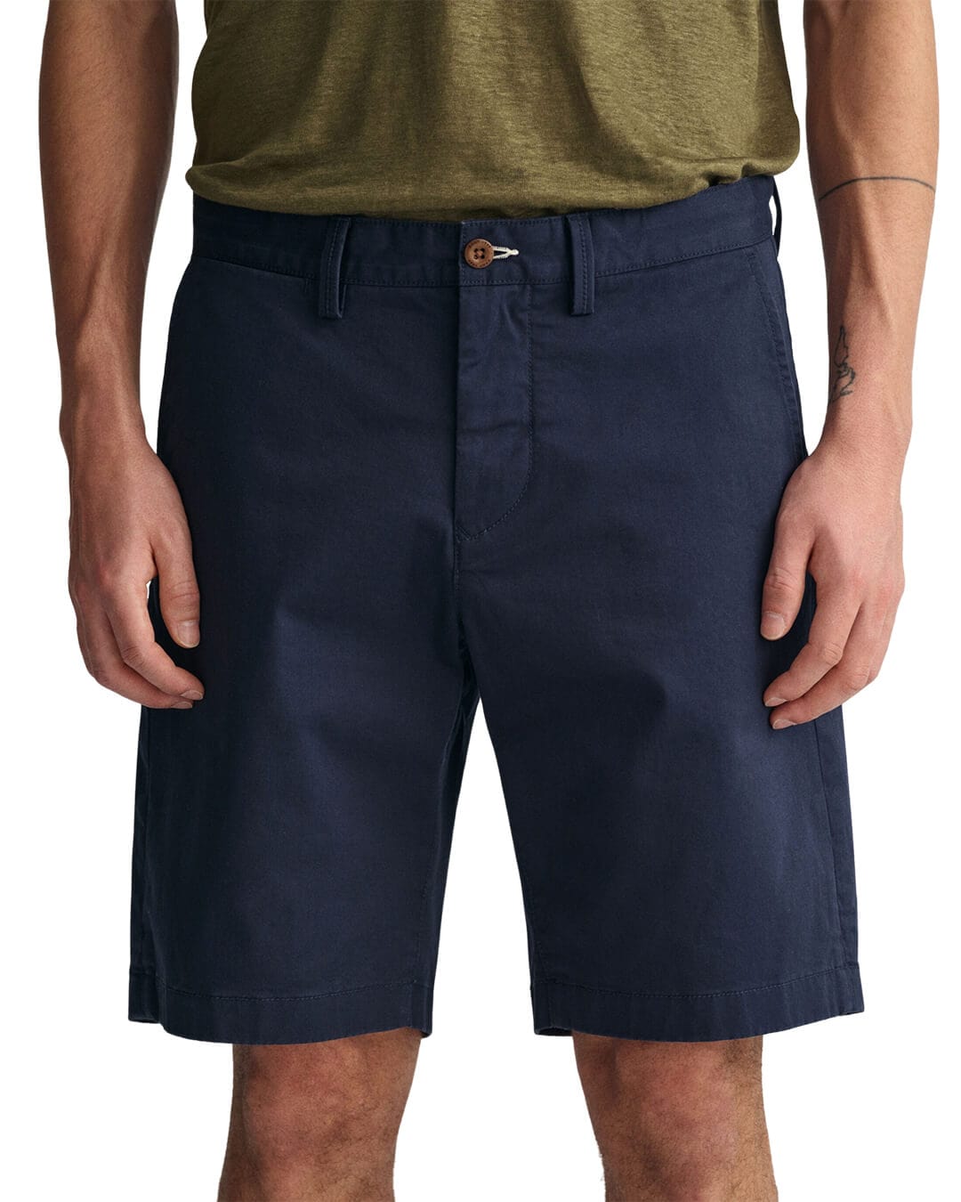 Gant Shorts Gant Marine Hallden Slim Fit Twill Shorts