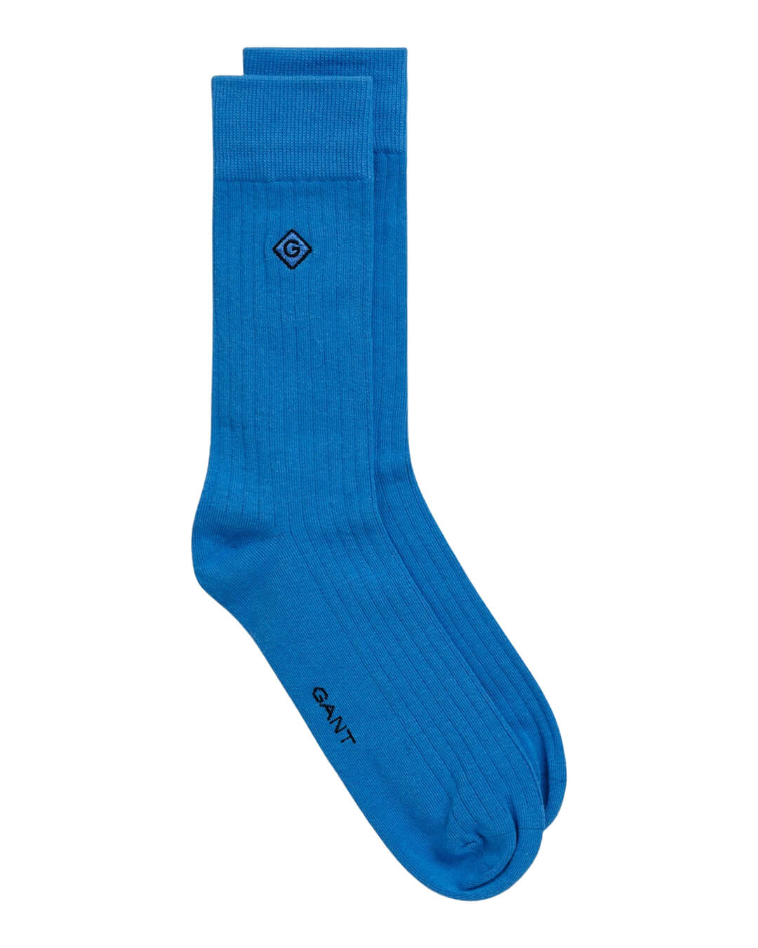 Gant Socks Gant Blue Ribbed Diamond G Socks