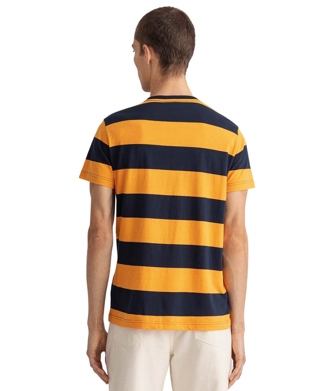 Gant T-Shirts Gant Barstripe Orange T-Shirt
