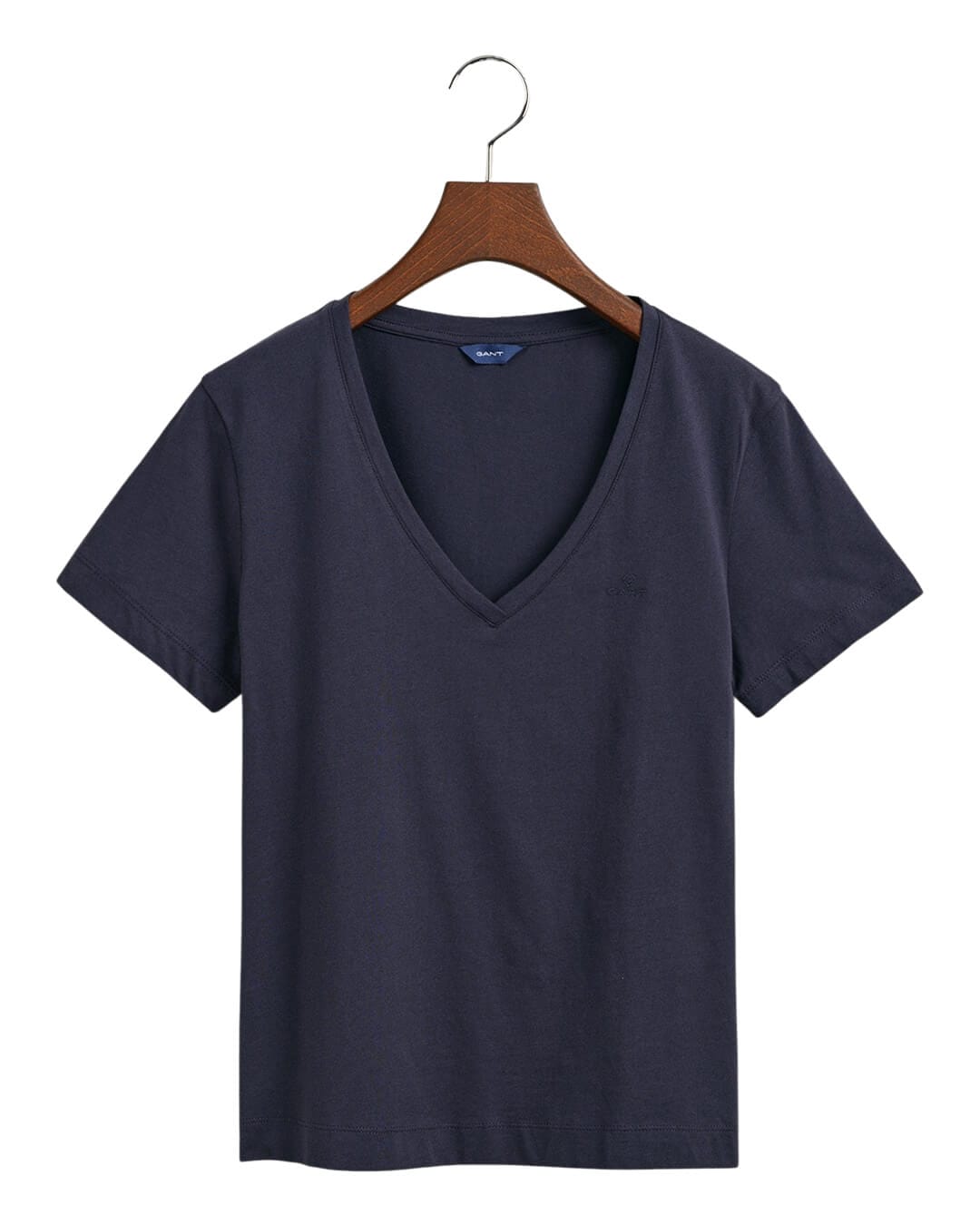 Gant T-Shirts Gant Blue Original V-Neck T-Shirt
