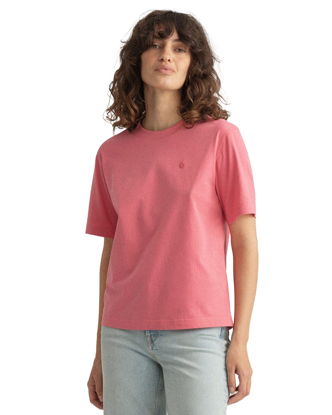 Gant T-Shirts Gant Icon G Essential Pink T-Shirt