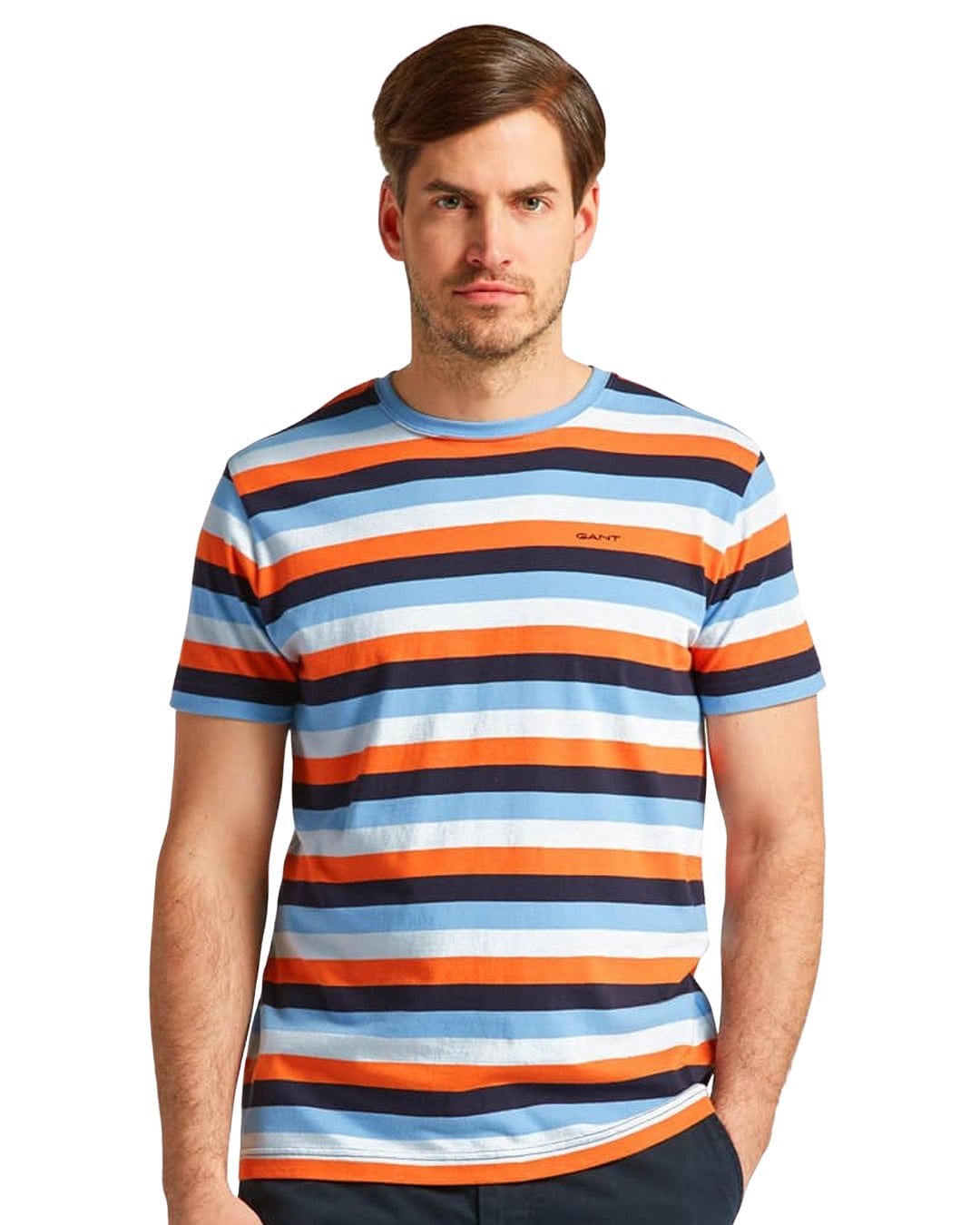 Gant T-Shirts Gant Mix Multi Striped T-Shirt