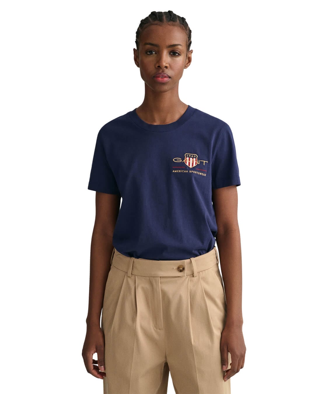 Gant T-Shirts Gant Navy Archive Shield T-Shirt
