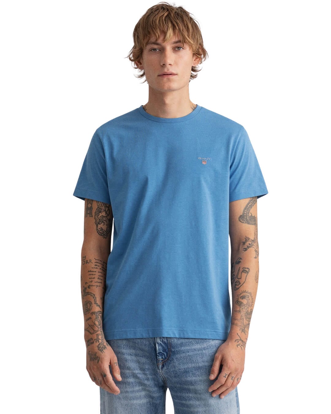 Gant T-Shirts Gant Original Blue T-Shirt