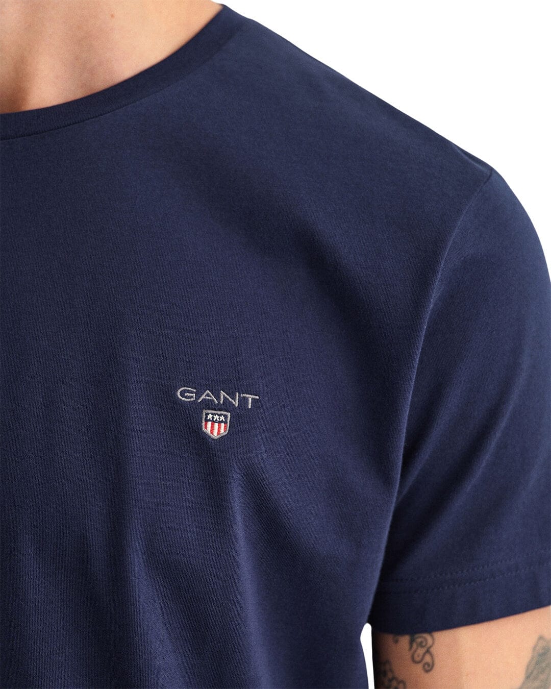 Gant T-Shirts Gant Original Classic Navy T-Shirt