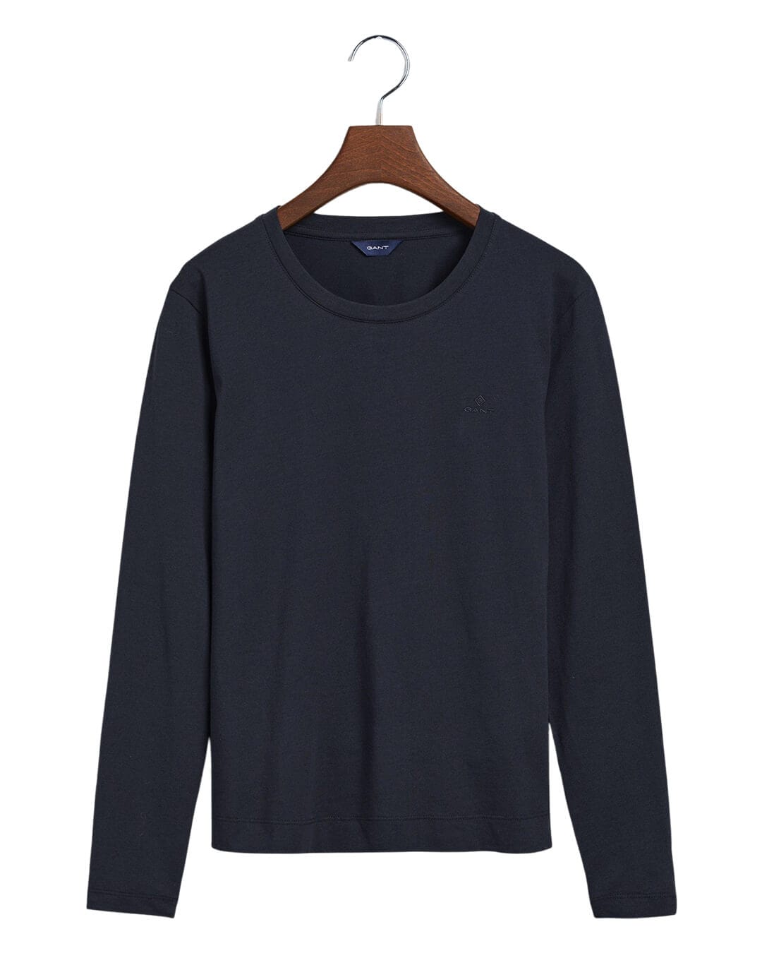 Gant T-Shirts Gant Original Long Sleeved Navy T-Shirt
