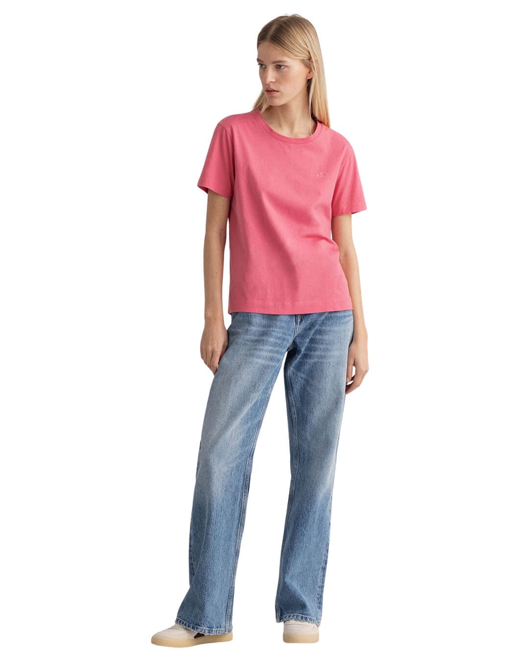 Gant T-Shirts Gant Original Pink Basic T-Shirt