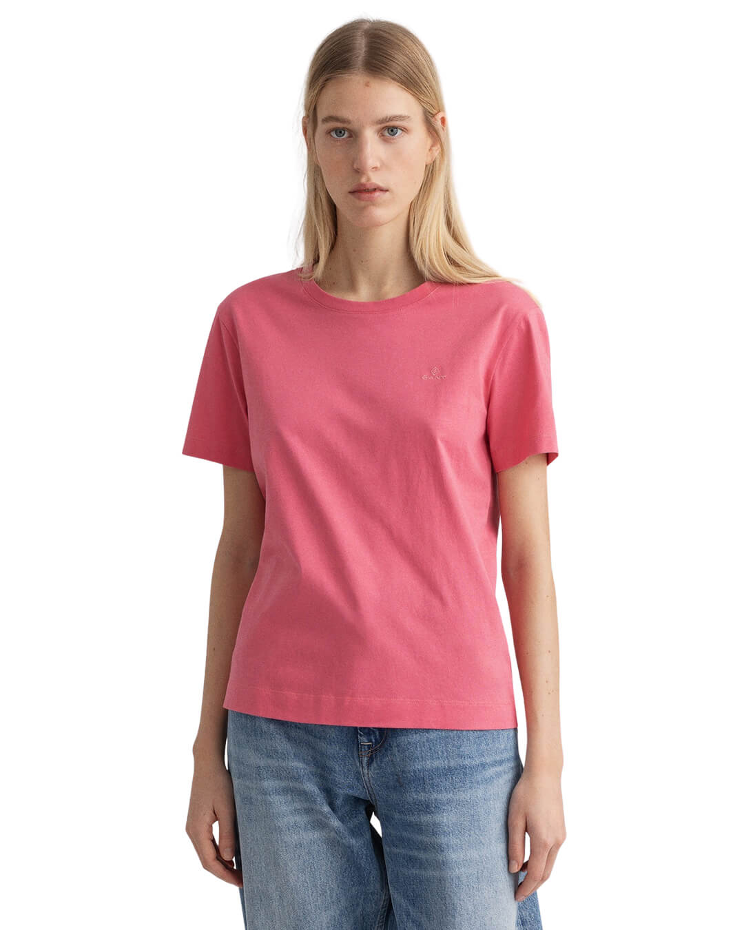 Gant T-Shirts Gant Original Pink Basic T-Shirt