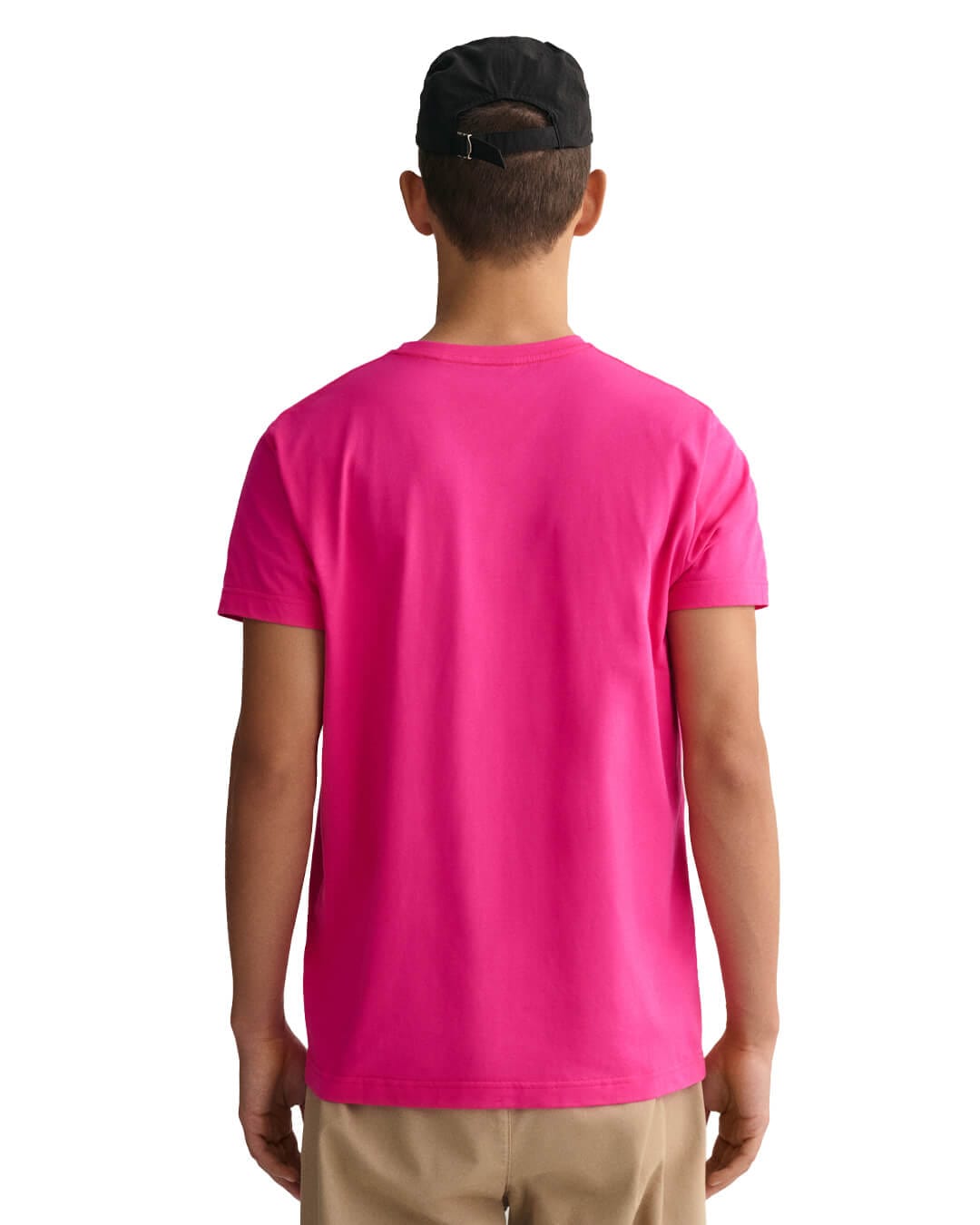 Gant T-Shirts Gant Original Short Sleeved Pink T-Shirt