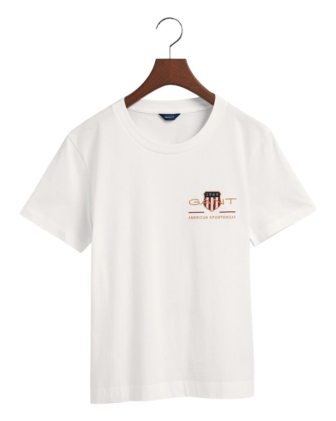 Gant T-Shirts Gant White Archive Shield T-Shirt